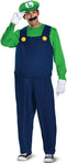 Super Mario Costume Luigi Adult Medium Large