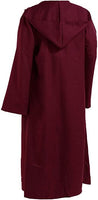 Burgundy Cloak with sleeves Adult Halloween Costume