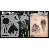 Wiser's Dream Horse AirBrush Tattoo Pro Stencil