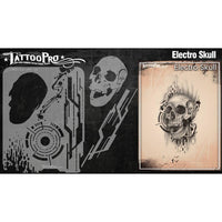 Wiser'a Electro Skull Tattoo Pro Stencil 2