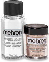 Mehron Metallic Powder (.5 g)  and mixing liquid (1oz)