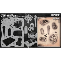 Wiser's Hip Hop AirBrush Tattoo Pro Stencil