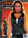 Sexy Biker Female Halloween Costume Vest Adult One Size Fits Most