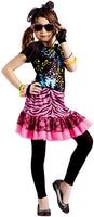 Girl's 80's Pop Party Halloween Costume Kids Large