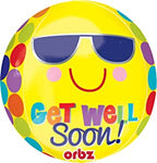 Anagram Orbz Balloon- Get Well Soon