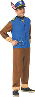 DAMAGED - Rubie's Men's Paw Patrol Adult Chase Costume Jumpsuit