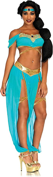 Leg Avenue Women's Oasis Arabian Princess Jasmin Aladdin Halloween Costume size adult small