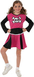 Rubies Costume Sensations Pink Cheerleader Costume, Large