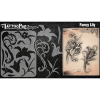 Wiser's Fancy Lily Tattoo Pro Stencil 2