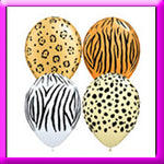 11" Safari Print Latex Balloon