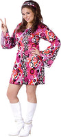 Feelin' Groovy 60's Women's Halloween Hippie Costume Adult SMall/ Medium