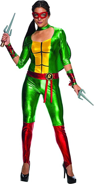 Rubies Costume Secret Wishes Women's Teenage Mutant Ninja Turtles Raphael Costume Jumpsuit
