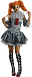 It Movie Deluxe Pennywise Costume Sexy Womens Size Large clown