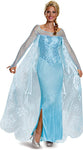 Disguise Women's Disney Frozen Princess Elsa Deluxe Costume Size Adult Medium Halloween Costume