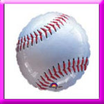 Anagram Round Foil Balloon- 18in Baseball