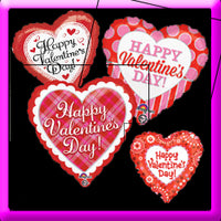 18" Happy Valentine's Day Foil Balloon - Assorted Designs