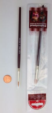 Ruby Red - Small  Round Brush