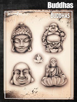 Wiser's BUDDHAS Tattoo Pro Stencil