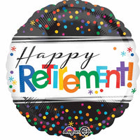 Anagram Balloons Happy Retirement 18 foil