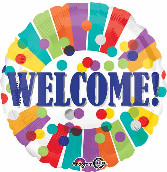18" Welcome Balloon