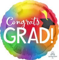 Anagram Balloons COLOURFUL GRAD JUMBO ROUND 28“
