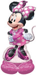 Anagram Balloons MINNIE Mouse FOREVER  AIRLOONZ 48"