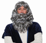 BIBLICAL Grey Gray Costume Accessory head