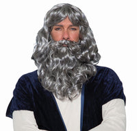 BIBLICAL Grey Gray Costume Accessory head