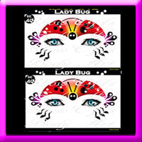 Lady Bug Stencil Eyes