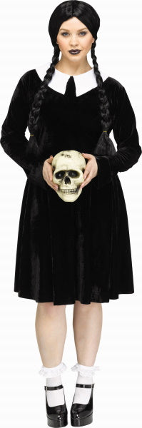 GOTHIC GIRL  Adult wednesday addams