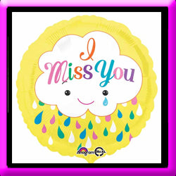 18" I Miss You Foil Balloon