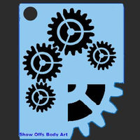 QEZ Stencil - Gears