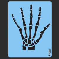 QEZ Stencil - Skeleton Hand - Male