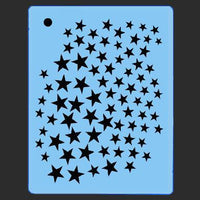 QEZ Stencil - Mini Stars