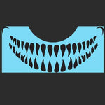 QEZ Stencil - Scary Teeth