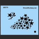 QEZ Stencil - Shooting Stars