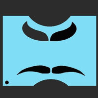 QEZ Stencil - Mustache 2