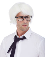 PLATINUM WHITE MENS HAIR HALLOWEEN COSTUME