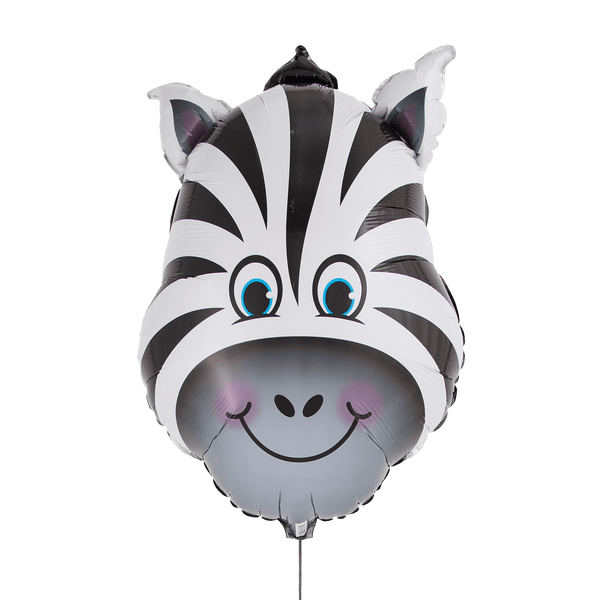 Qualatex Zebra Head SuperShape Foil Balloon