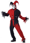 Evil Jester Clown Adult standard halloween costume