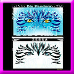 Blu Pandora Stencil Eyes