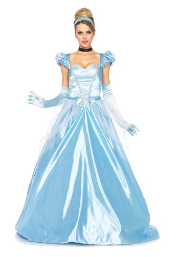 Leg Avenue Cinderella Princess Blue Costume Size Adult Medium