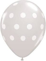 Clear Polka Dot  16" Latex Balloon