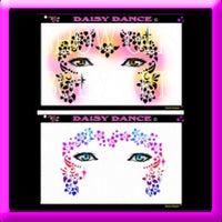 Daisy Dancer Stencil Eyes - Adult