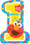 Elmo Number 1 Shape Foil Balloon