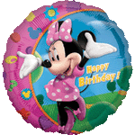 Anagram Balloons MINNIE mouse BIRTHDAY 18"