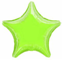 20in Lime Green Star Balloon