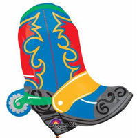 24in Wild Western Boot  SuperShape Balloon