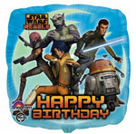 Anagram 18in Square Star Wars Rebels Birthday Balloon
