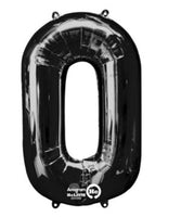 Anagram Number Balloons - Black 34 "